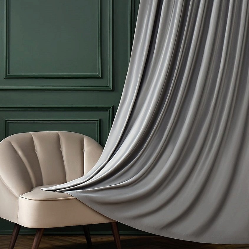 Изображение товара ARYA HOME COLLECTION Портьера с подхватом Astra, Серый