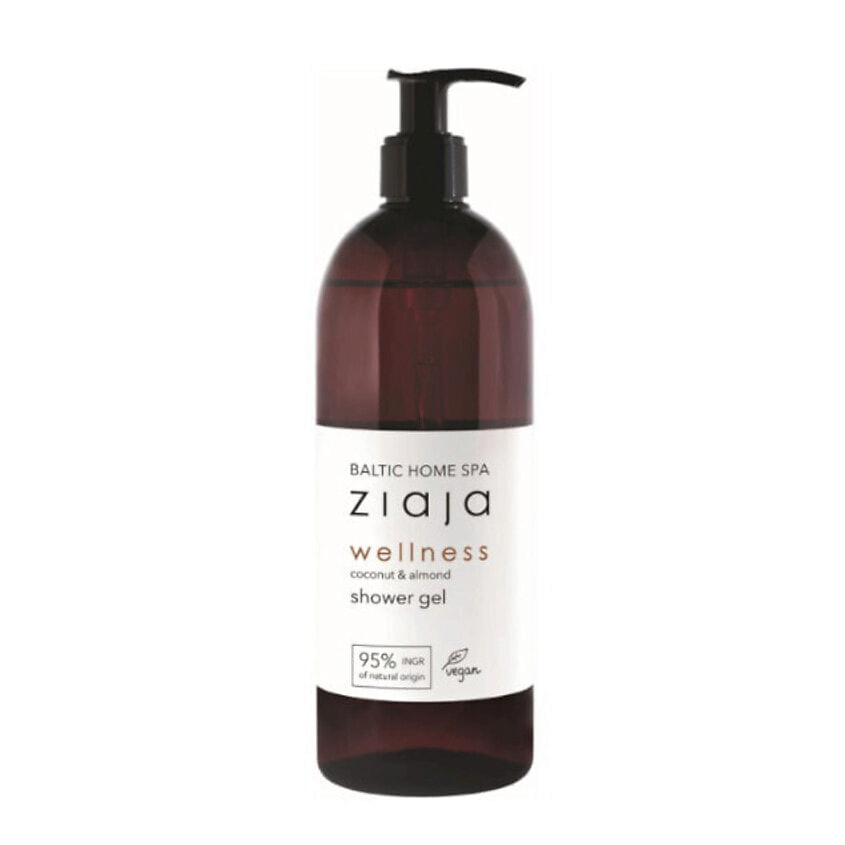 Изображение товара ZIAJA Натуральный гель для душа с маслами кокоса и миндаля, 500 мл