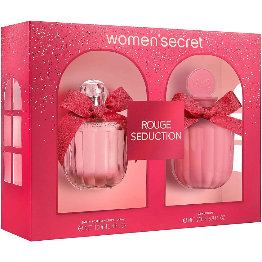 Изображение товара WOMEN'SECRET Подарочный набор женский Rouge Seduction, Парфюмерная вода, спрей 100 мл + Лосьон для тела 200 мл
