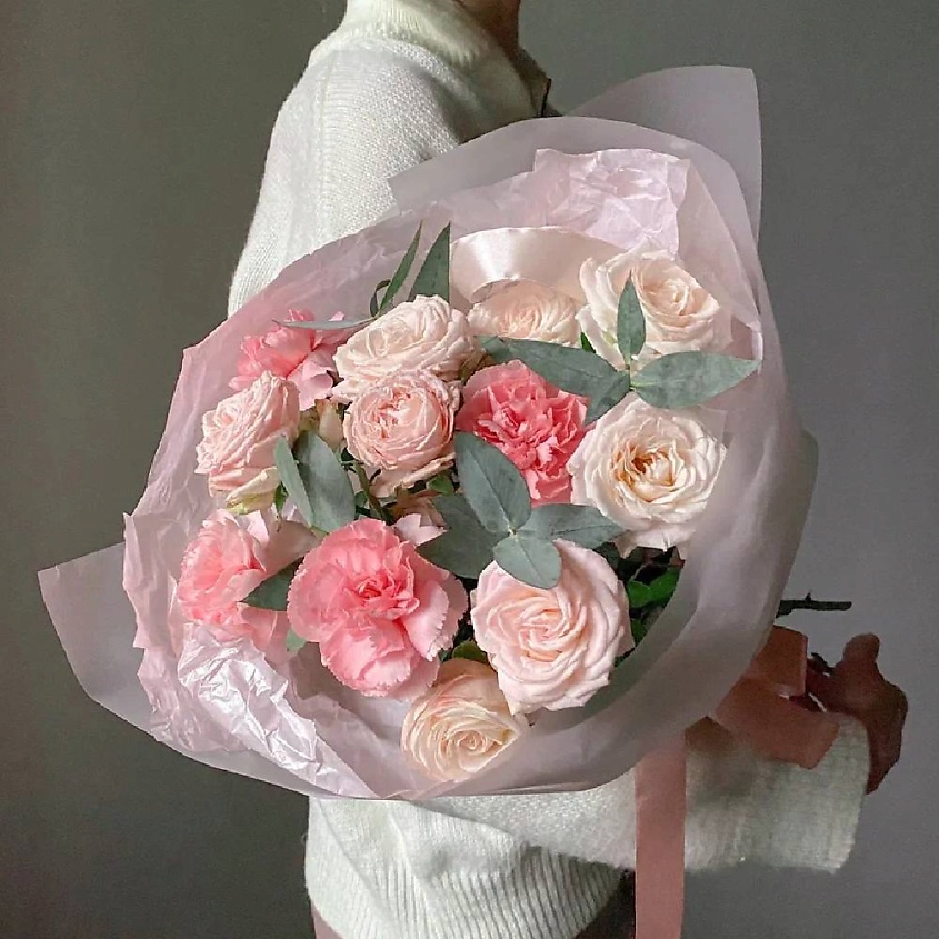 Изображение товара VERESK Нежный букет с пионовидными розами, 1 шт.