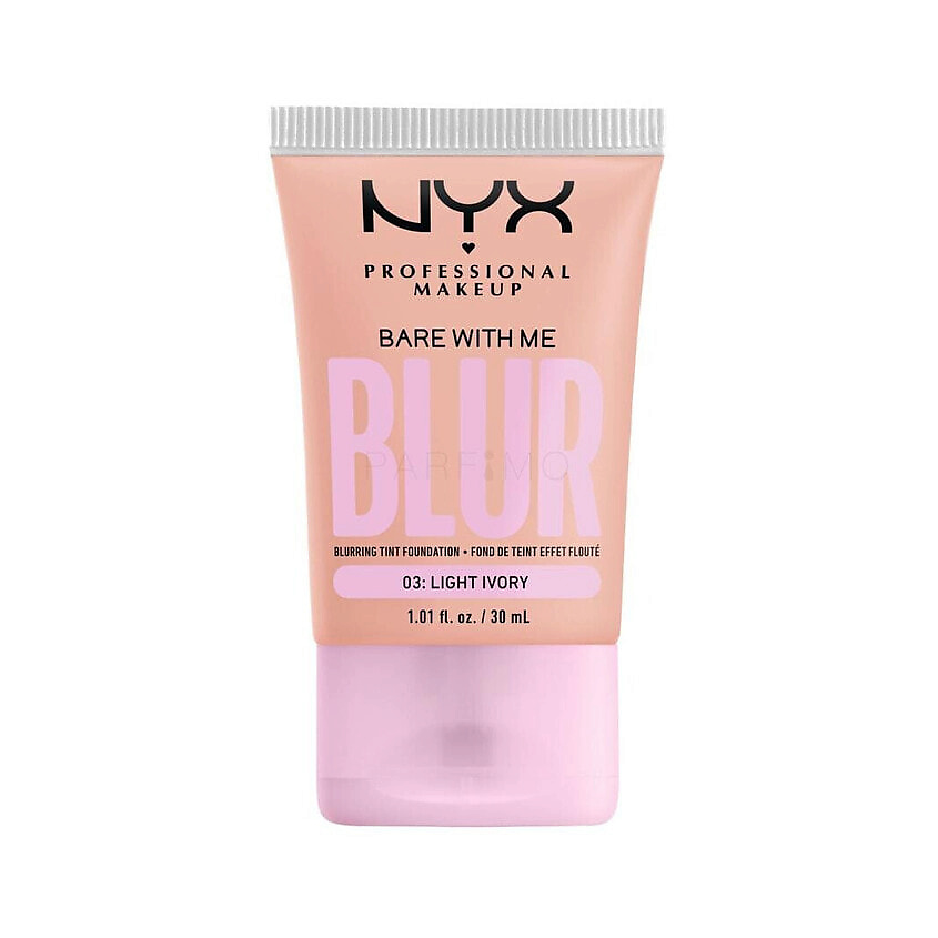Изображение товара Тональный крем NYX PROFESSIONAL MAKEUP Bare With Me Blur Tint Foundation 03 Light Ivory