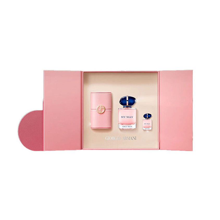 Изображение товара GIORGIO ARMANI Подарочный набор My Way+Чехол+Подарочная коробка+Миниатюра, 50мл + 7мл