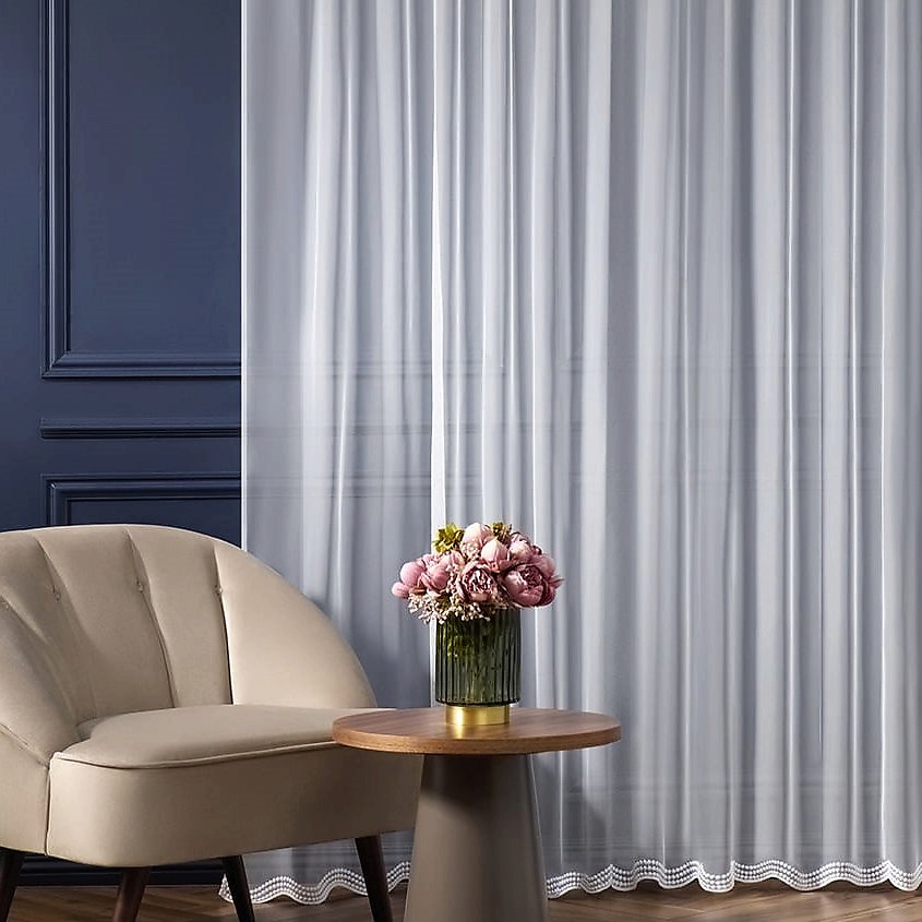 Изображение товара ARYA HOME COLLECTION Тюль Passa BEYAZ, Белый