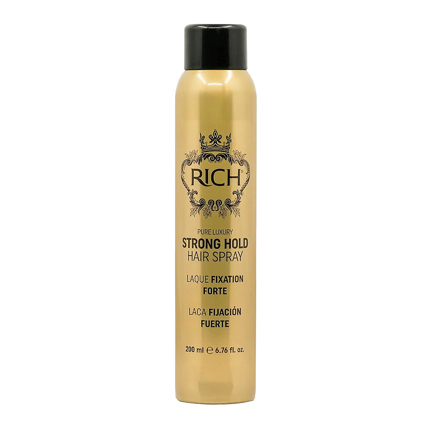 Изображение товара RICH Лак для сильной фиксации Hair Care Strong Hold, 200 мл