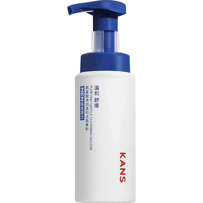 Изображение товара KANS Очищающая пенка-мусс для умывания для мужчин Purifying Gentle Cleansing Mousse, 150 г
