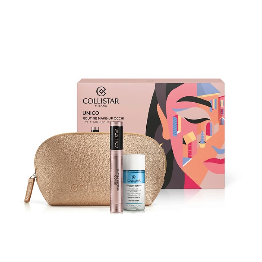 Изображение товара Набор для глаз COLLISTAR Volume Unico тушь и средство для снятия макияжа 2 в 1