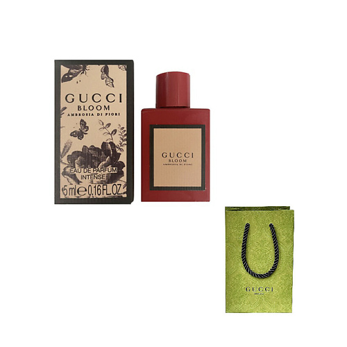 

GUCCI Миниатюра парфюмерной воды Bloom Ambrosia di Fiori + Подарочный пакет, Миниатюра парфюмерной воды Bloom Ambrosia di Fiori + Подарочный пакет
