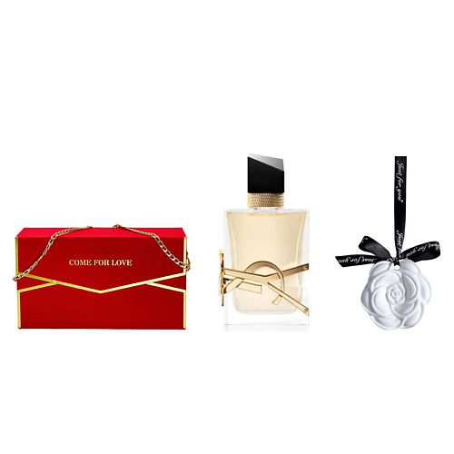 

YVES SAINT LAURENT Парфюмерный набор Libre+Ароматическая подвеска+коробка, Парфюмерный набор Libre+Ароматическая подвеска+коробка