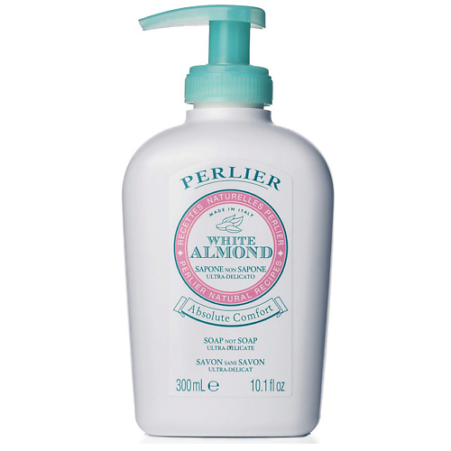 

PERLIER Деликатное жидкое мыло "без мыла" White Almond, Деликатное жидкое мыло "без мыла" White Almond