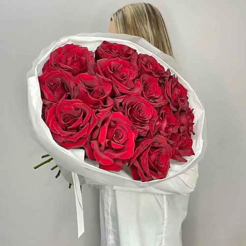 

JULES FLOWER ATELIER Моно букет из 15 французских роз, Моно букет из 15 французских роз
