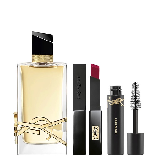 

YVES SAINT LAURENT Набор Libre: Парфюмерная вода + Тушь Lash Clash + Помада The Slim Velvet Radical, Набор Libre: Парфюмерная вода + Тушь Lash Clash + Помада The Slim Velvet Radical