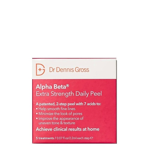 

DR DENNIS GROSS Салфетки для лица Alpha Beta Extra Strength Daily Peel, Салфетки для лица Alpha Beta Extra Strength Daily Peel
