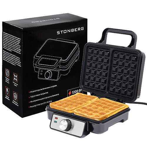 

STONBERG Электрическая вафельница Special W-102SL, Электрическая вафельница Special W-102SL