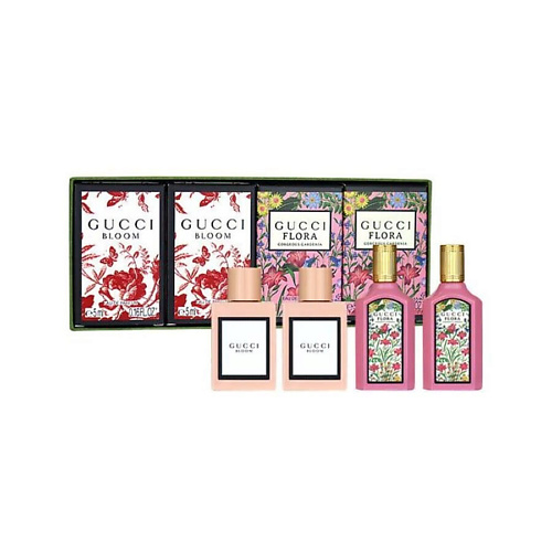 

GUCCI Набор миниатюр Bloom & Flora Gorgeous Gardenia, Набор миниатюр Bloom & Flora Gorgeous Gardenia
