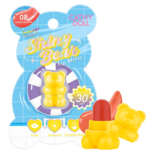 

CATHY DOLL SHINY BEAR Помада -бальзам для губ увлажняющий, SHINY BEAR Помада -бальзам для губ увлажняющий