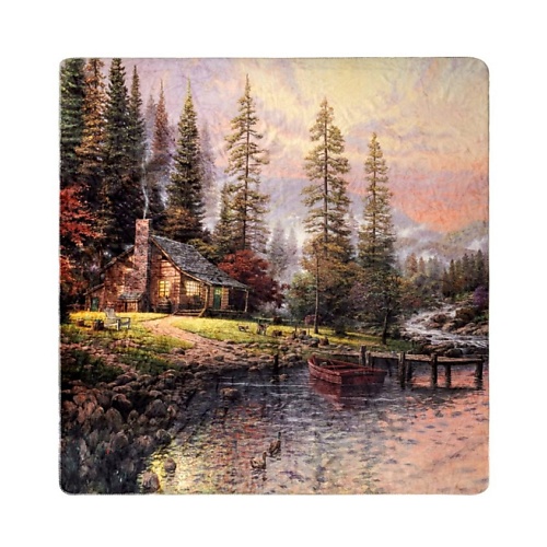 

ARYA HOME COLLECTION Плед с принтом 200x220 River, Плед с принтом 200x220 River