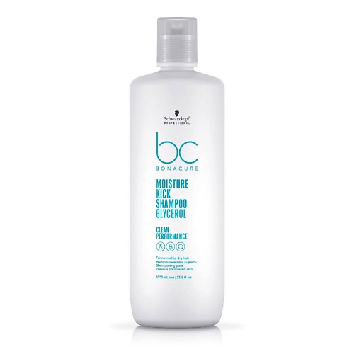 

SCHWARZKOPF PROFESSIONAL Шампунь BONACURE Moisture Kick увлажняющий, Шампунь BONACURE Moisture Kick увлажняющий