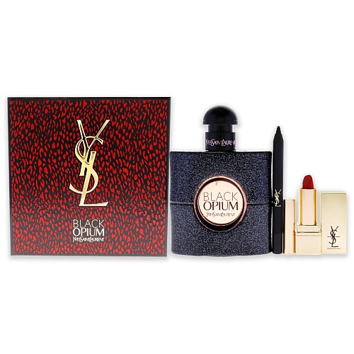 

YVES SAINT LAURENT Набор Black Opium: Парфюмерная вода + Карандаш для глаз + Помада, Набор Black Opium: Парфюмерная вода + Карандаш для глаз + Помада