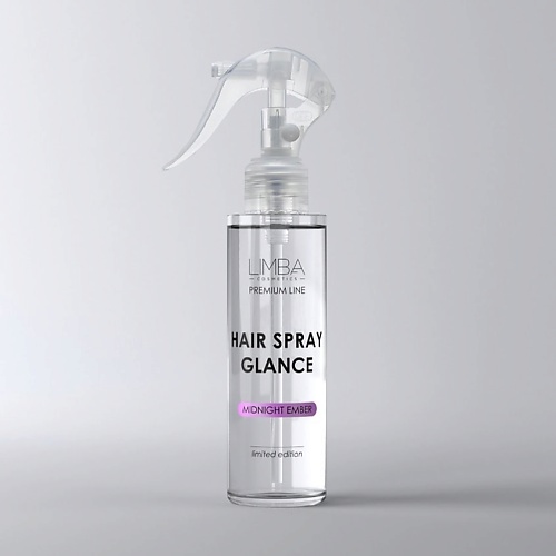 

LIMBA COSMETICS Спрей для волос Premium Line Spray Glance Midnight Ember, Спрей для волос Premium Line Spray Glance Midnight Ember