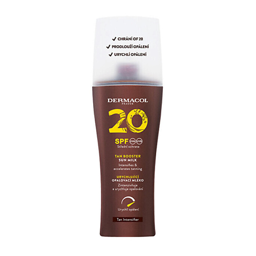 

DERMACOL Солнцезащитный лосьон Tan Booster SPF 20, Солнцезащитный лосьон Tan Booster SPF 20