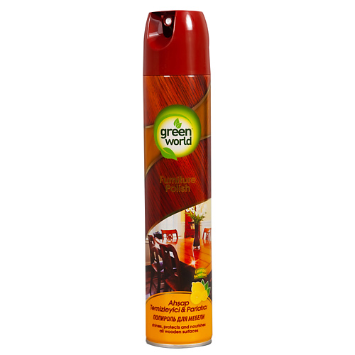 

GREEN WORLD Полироль для мебели Lemon 300, Полироль для мебели Lemon