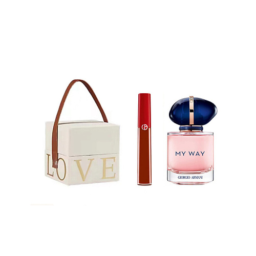 

GIORGIO ARMANI Подарочный набор My Way+жидкая губная помада, Подарочный набор My Way+жидкая губная помада