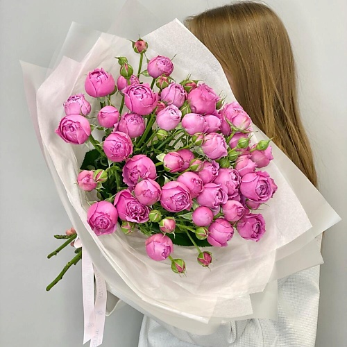 

JULES FLOWER ATELIER Букет из кустовой пионовидной розы Мисти Баблс, Букет из кустовой пионовидной розы Мисти Баблс