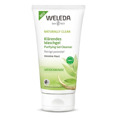 

WELEDA Гель для лица очищающий для умывания Naturally Clear Purifying Gel Cleanser, Гель для лица очищающий для умывания Naturally Clear Purifying Gel Cleanser