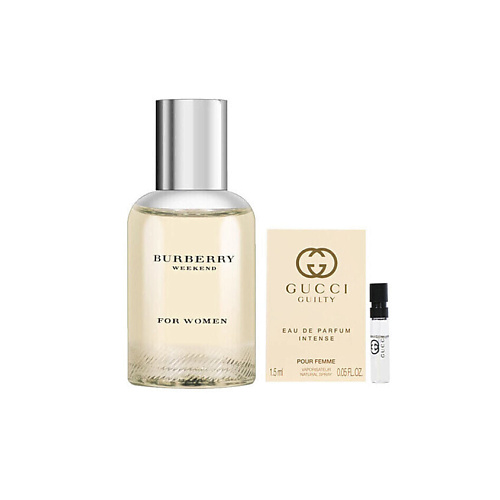 

BURBERRY Набор: Парфюмерная вода Burberry Weekend for Women + Gucci Guilty Eau de Parfum Intense, Набор: Парфюмерная вода Burberry Weekend for Women + Gucci Guilty Eau de Parfum Intense