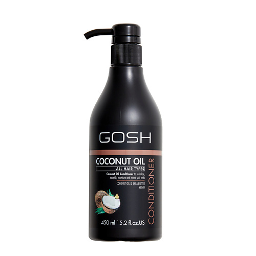 

GOSH Кондиционер для волос с кокосовым маслом Coconut Oil, Кондиционер для волос с кокосовым маслом Coconut Oil