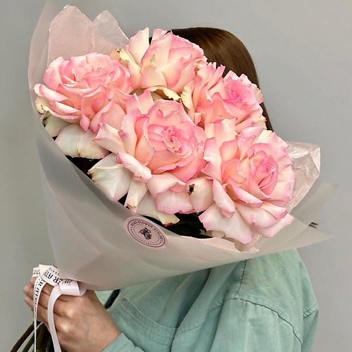 

JULES FLOWER ATELIER «Марсель» букет из розовых французских роз Эсперанс, «Марсель» букет из розовых французских роз Эсперанс