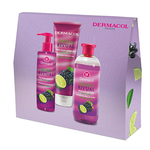 

DERMACOL Набор для ухода за телом Grape & Lime, Набор для ухода за телом Grape & Lime