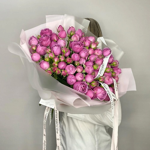 

JULES FLOWER ATELIER Пионовидная кустовая Роза Misty Bubbles, Пионовидная кустовая Роза Misty Bubbles