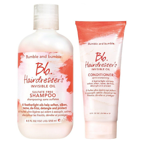

BUMBLE AND BUMBLE Набор для волос Hairdresser´s Invisible Oil, Набор для волос Hairdresser´s Invisible Oil