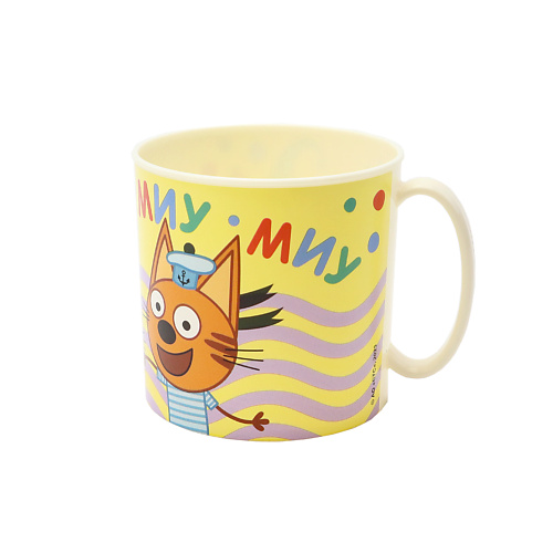 

ND PLAY Кружка пластиковая "Три Кота" Миу-миу-миу, Кружка пластиковая "Три Кота" Миу-миу-миу