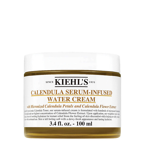 

KIEHL'S Увлажняющий и успокаивающий крем Calendula Serum-Infused Water Cream, Увлажняющий и успокаивающий крем Calendula Serum-Infused Water Cream