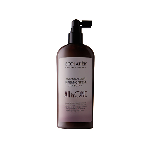 

ECOLATIER Ecolatier Несмываемый крем-спрей для всех типов волос ALL in one, Ecolatier Несмываемый крем-спрей для всех типов волос ALL in one