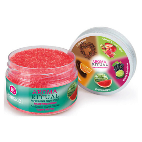 

DERMACOL Освежающий скраб для тела Арбуз, Освежающий скраб для тела Арбуз