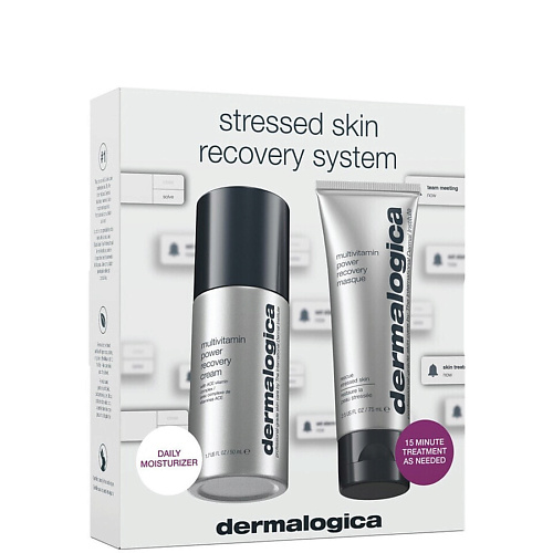 

DERMALOGICA Набор для ухода за лицом восстанавливающий Stressed Skin Recovery System, Набор для ухода за лицом восстанавливающий Stressed Skin Recovery System