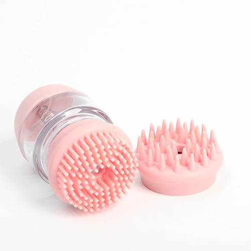 

ПИЖОН Щётка для мытья и массажа собак с ёмкостью для шампуня и 2 насадками, Щётка для мытья и массажа собак с ёмкостью для шампуня и 2 насадками