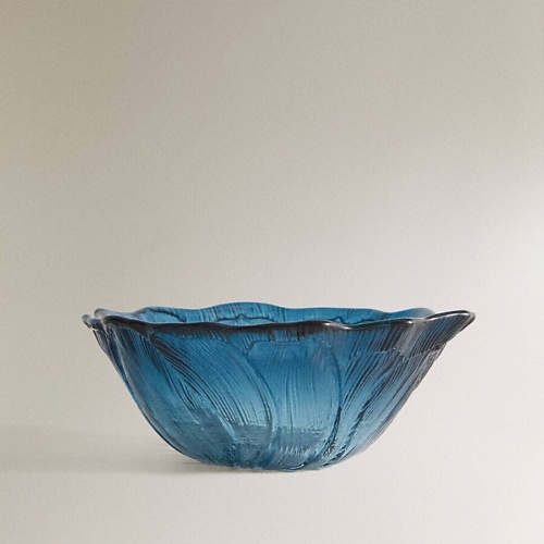 

ZARA HOME Цветочная стеклянная миска 13 x 5, Цветочная стеклянная миска 13 x 5