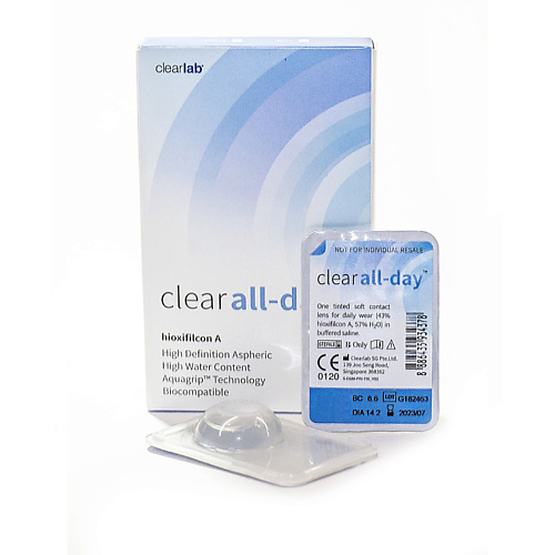 

CLEARLAB Контактные линзы Clear All-Day, Контактные линзы Clear All-Day
