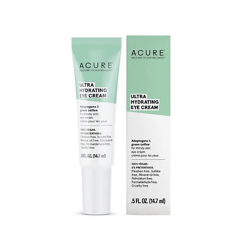 

ACURE Крем для кожи вокруг глаз адаптогены и зеленый кофе Ultra Hydrating, Крем для кожи вокруг глаз адаптогены и зеленый кофе Ultra Hydrating