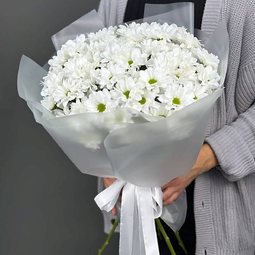 

4 СЕЗОНА Монобукет из 9 кустовых хризантем, Монобукет из 9 кустовых хризантем