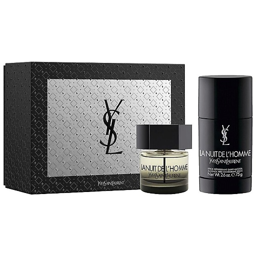 

YVES SAINT LAURENT Набор La Nuit De L'Homme: Туалетная вода + Дезодорант-стик, Набор La Nuit De L'Homme: Туалетная вода + Дезодорант-стик