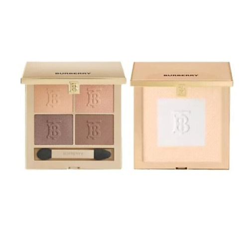 BURBERRY Набор: Палетка теней для век Eye Quad + Пудра Beyond Wear Setting and Refining Powder