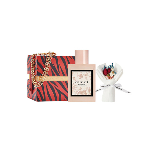 GUCCI Туалетная вода Bloom Eau de Toilette + Подарочная коробка + Букет