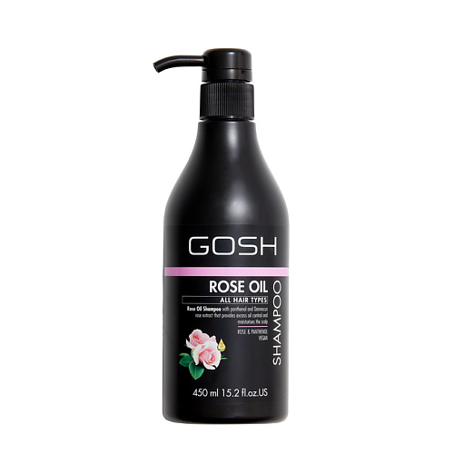 

GOSH Шампунь для волос с розовым маслом Rose Oil, Шампунь для волос с розовым маслом Rose Oil
