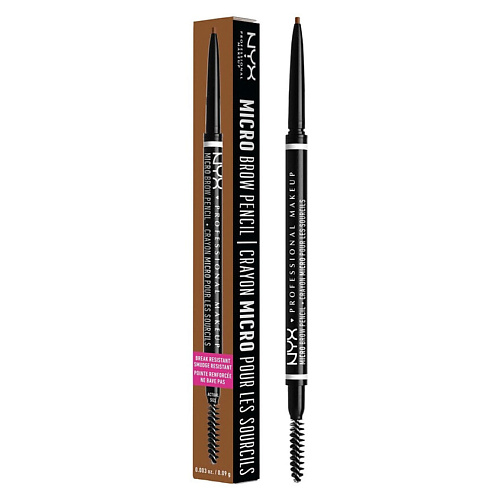 

NYX Professional Makeup NYX PROFESSIONAL MAKEUP Ультратонкий карандаш для бровей Micro Brow, NYX PROFESSIONAL MAKEUP Ультратонкий карандаш для бровей Micro Brow