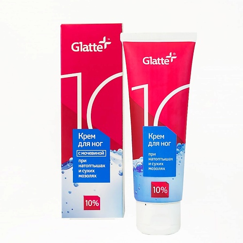 

GLATTE Крем для ног с мочевиной 10%, Крем для ног с мочевиной 10%